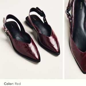 Maeve Pointed-Toe Women's Slingback Flats